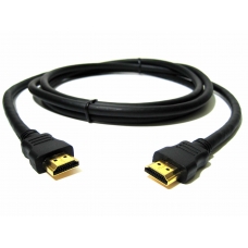 1M HDMI MM Male Cable Gold 1080P Cord for HD-SDI and HDMI CCTV Camera DVRs