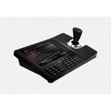 CCTV Multifunction PTZ controller supports USB connection to PC and compatible with IP camera