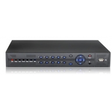 16-Channel H.264 Networked High Definition CCTV Video Recorder with mobile login and 8 alarms input and 1 pcs of HDD compatible