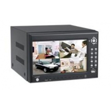 All in one 4-Channel Full D1 H.264 Networked High Definition CCTV Video Recorder with 7 Inch Hidden TFT monitor