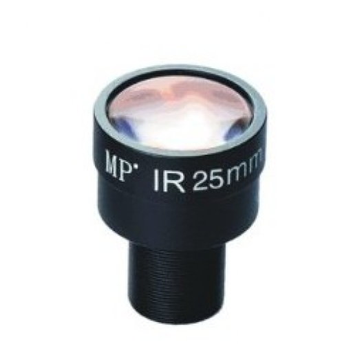 ASHATA Obiettivo CCTV 25 Mm | 5 Megapixel Con IR Notte | Attacco M12 | Lente Di Sicurezza Per Telecamere WiFi E IP