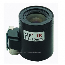 3.8-10mm 1/3" F1.6 IR MP M14-Mount Motorized Focus CCTV Camera Lens