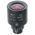 4-9mm Mega Pixel Fixed Iris CCTV Camera Lens IR Distance 350-950nm